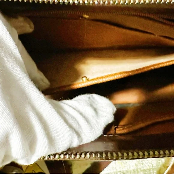 VintageY2K Dooney & Bourke tote handbag Crossbody bag Brown and Black Leather - Picture 14 of 17